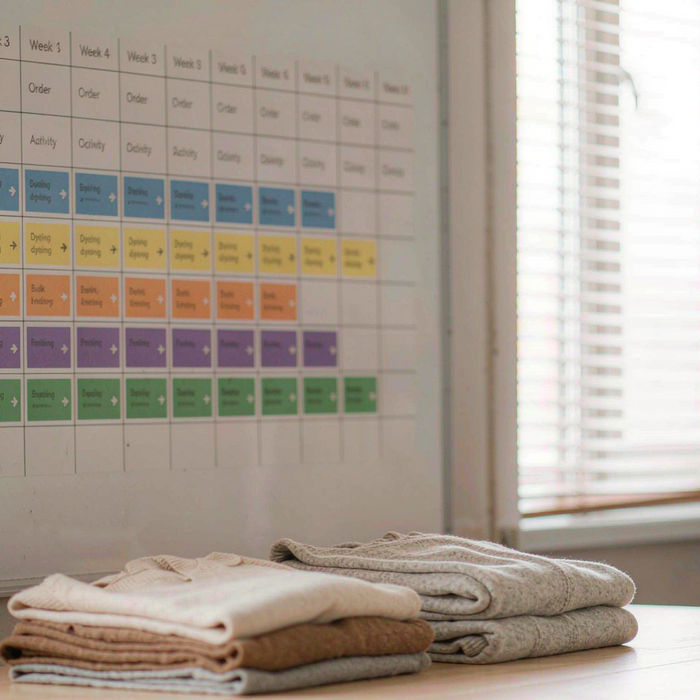 How long does a custom cashmere order take?