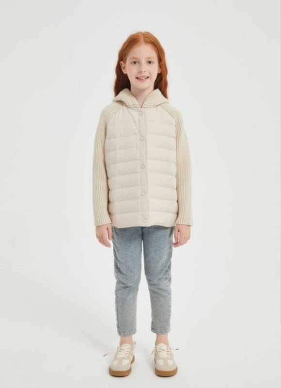 OEM Kid's Down Jacket With A Hood Design from Chineses Manufacturer