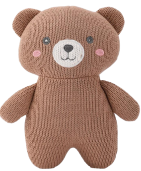 New arrival OEM high-quality Full-Body Cashmere Blend Knitted Sound-Making Bear Toys for Babies from Chinese Factory