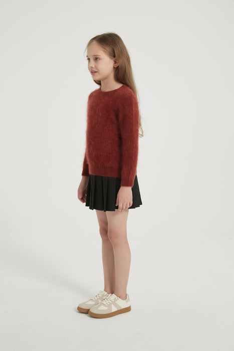 New desgin 100%Kid's Brushed Cashmere Pullover From China