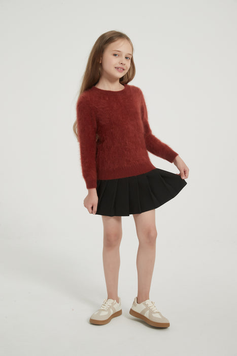 New desgin 100%Kid's Brushed Cashmere Pullover From China
