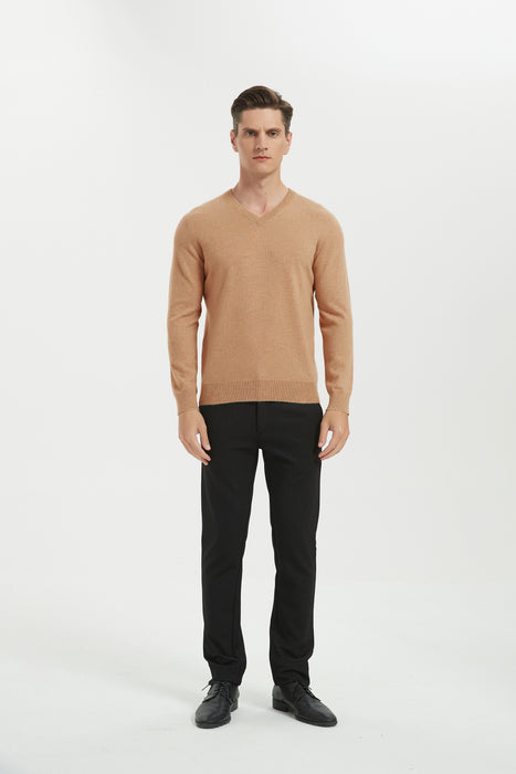 Men's Baby Cashmere V-Neck Sweater