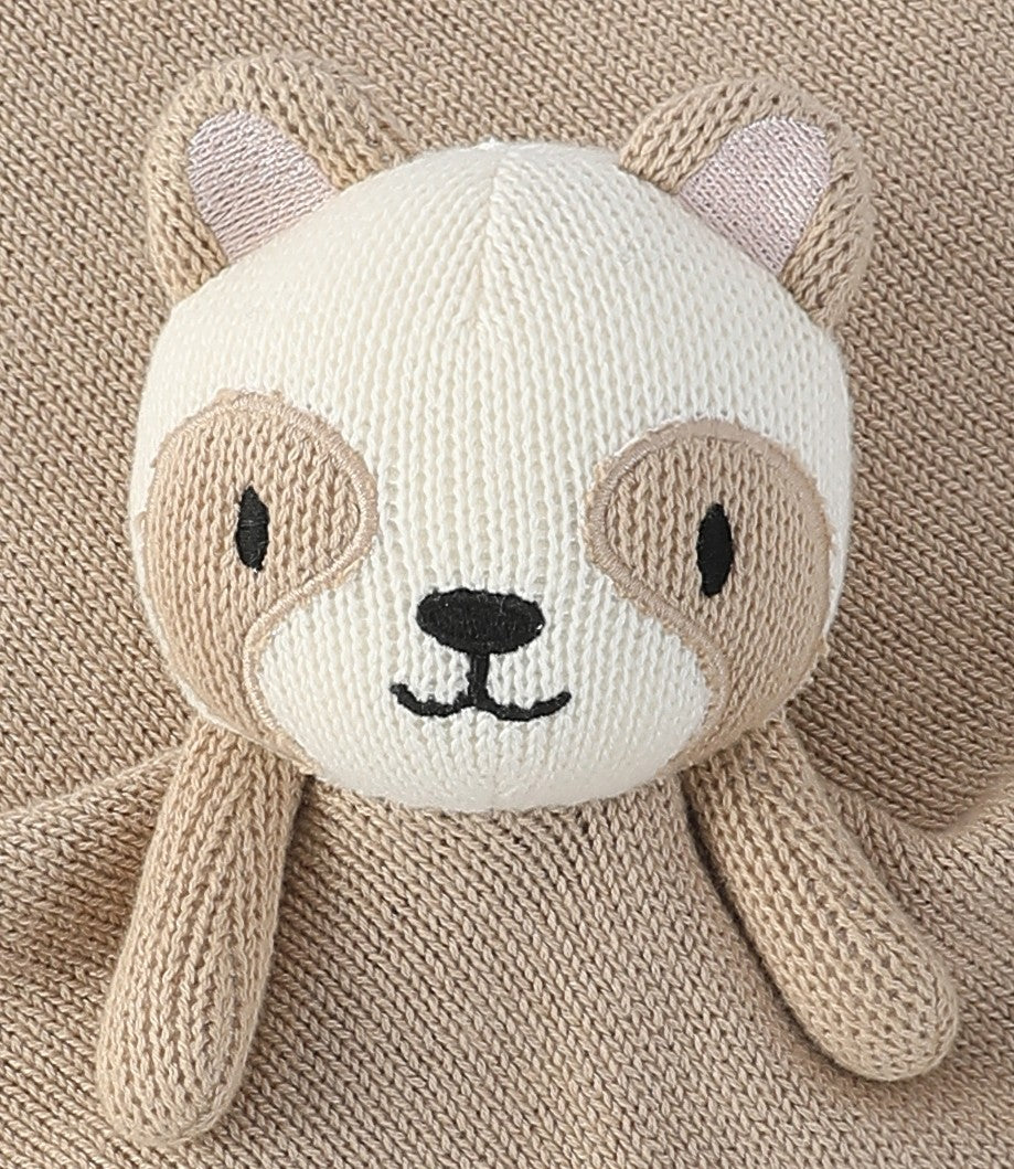 OEM high-quality Cashmere Blend Knitted Hand Towel and Panda Toys for Babies from Chinese Manufactory