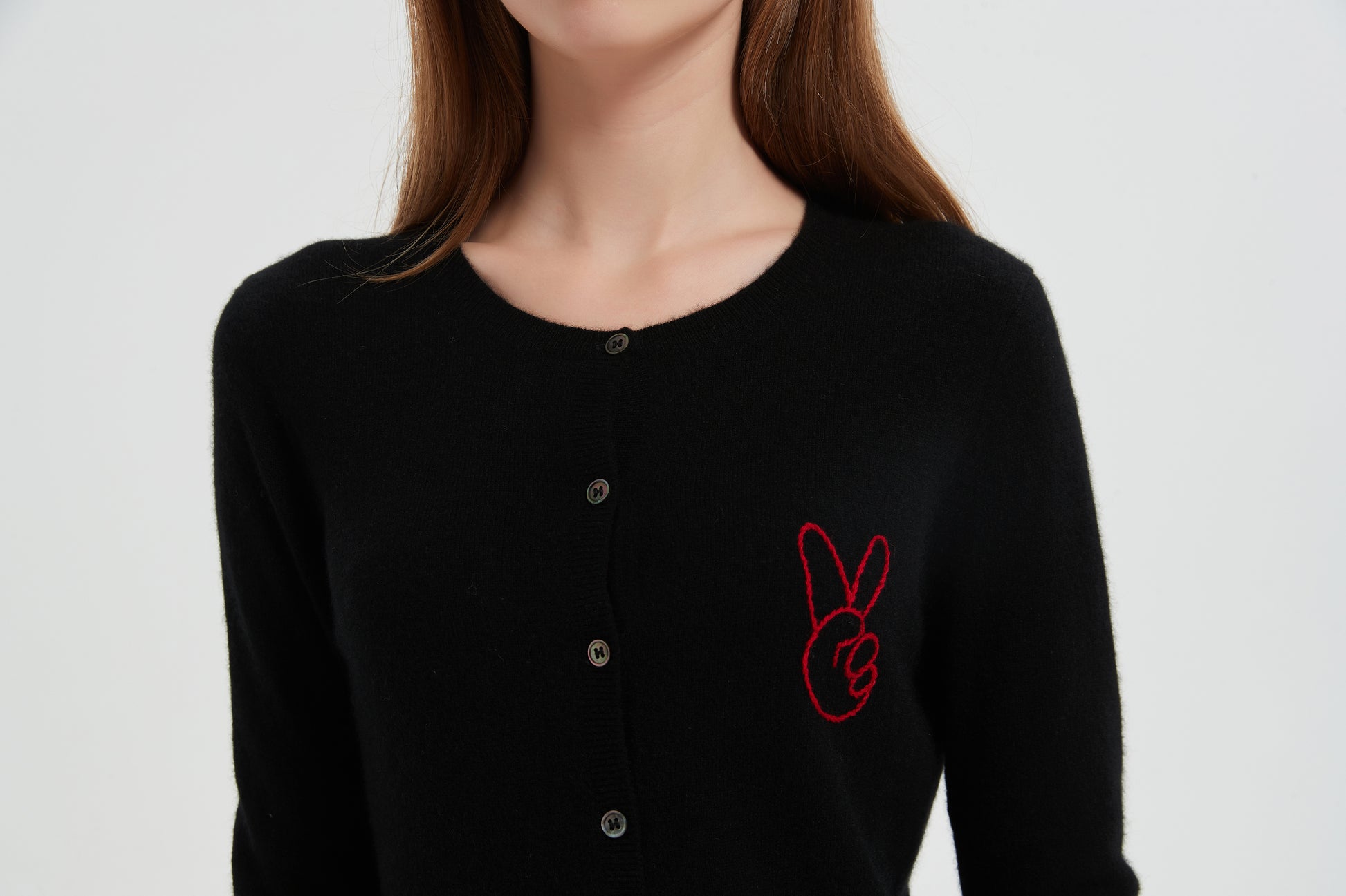 Custom Women's Grade-A Cashmere Open Cardigan Sweater,DIY Design Name,Letter and Text with Multi Colors,Winter Top for Gifts
