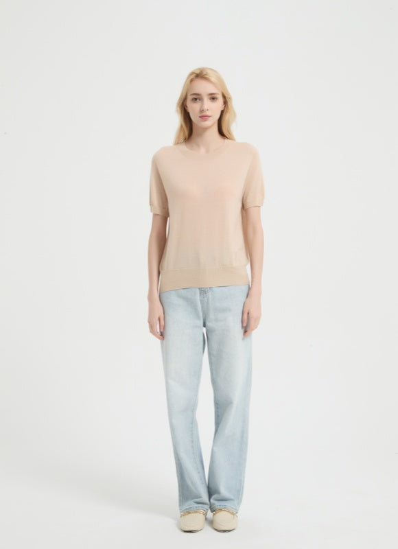 New Arrival chinese wholesale high quality women's 100%Worsted Baby Cashmere Knitted Shirt