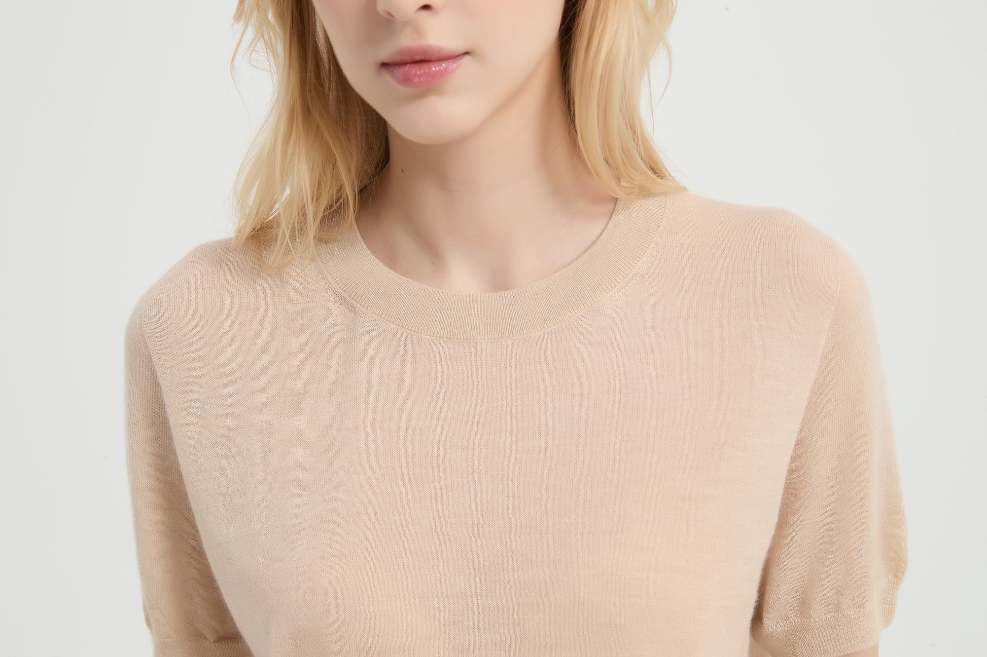 New Arrival chinese wholesale high quality women's 100%Worsted Baby Cashmere Knitted Shirt