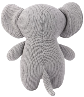 OEM high-quality Full-Body Cashmere Blend Knitted Sound-Making Elephant Toys for Babies from China