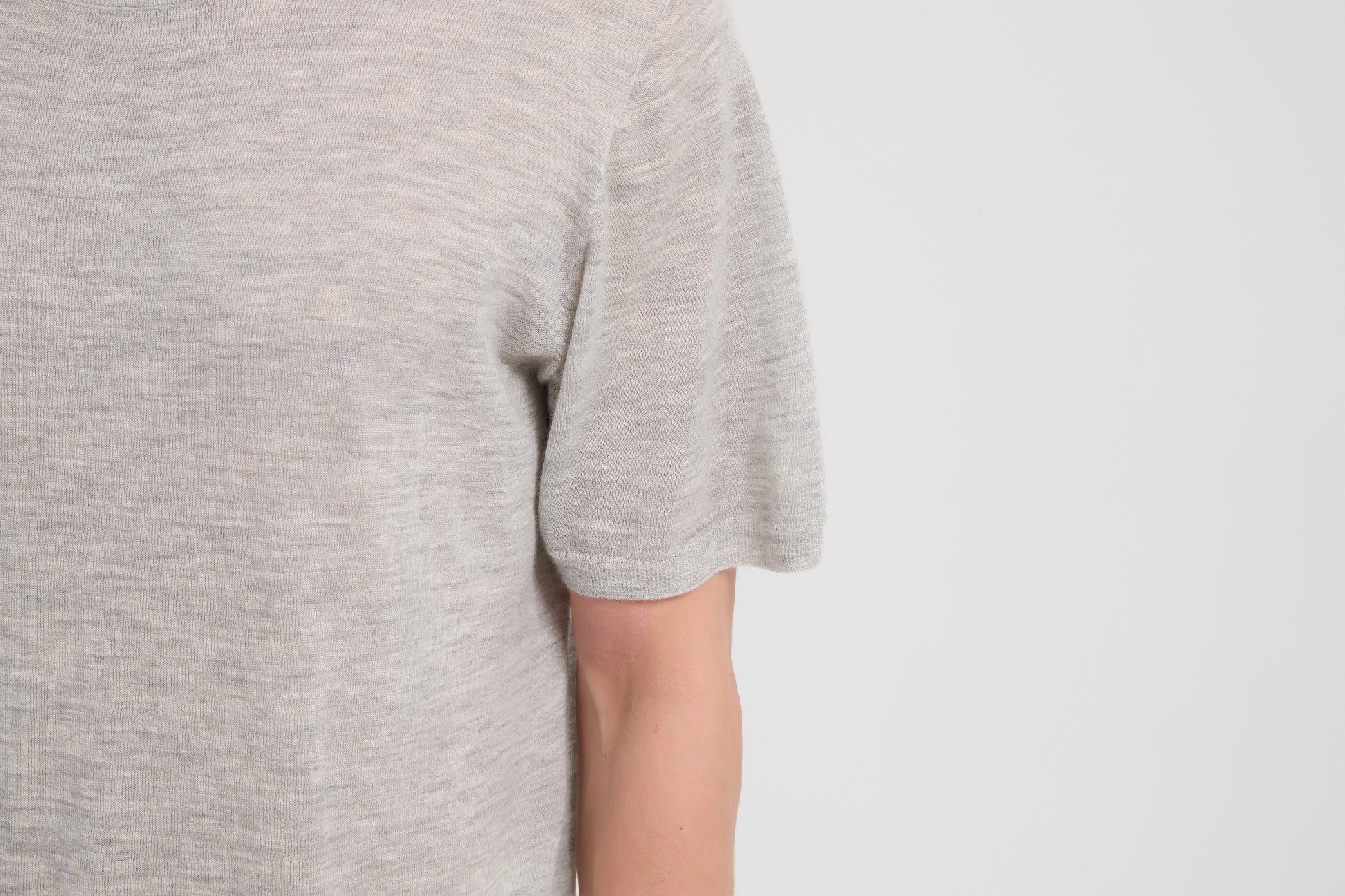 New Arrival Men's Crew Neck 100%Worsted Baby Cashmere Knitted Shirt From Chinese Supplier