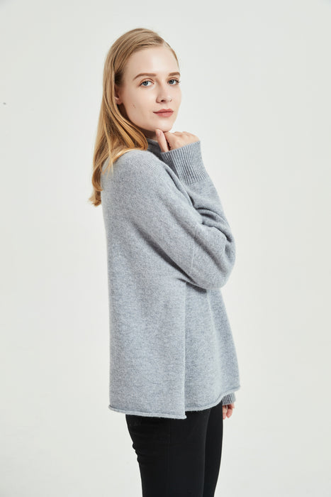 High quality pure cashmere women sweater with seamless technology with odm design