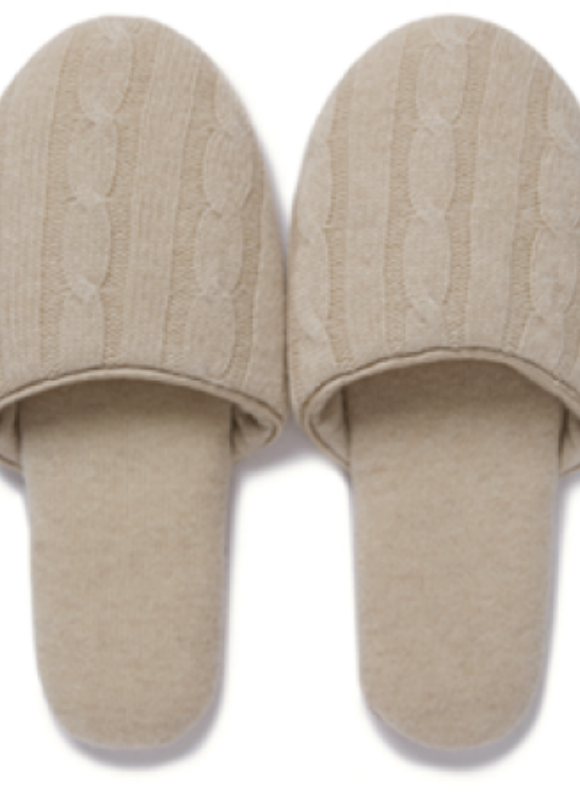 OEM high-end lounge non-slip luxury cashmere slippers odm