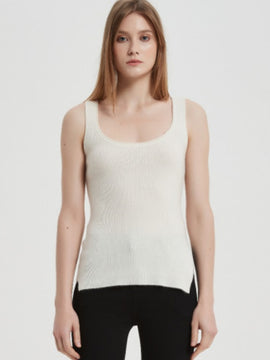 Chinese Leading Women Recycled Cashmere Tank Supplier