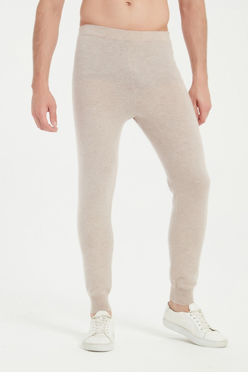 Custom design High Quality OEM Men's Machine Washable Cashmere Leggings For Fall Winter From China