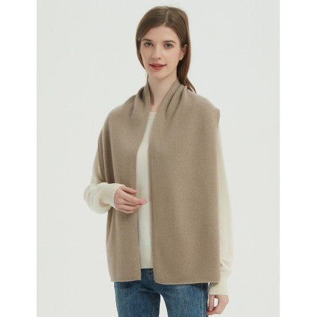 OEM design undye pure natural cashmere yarn women cashmere scarf