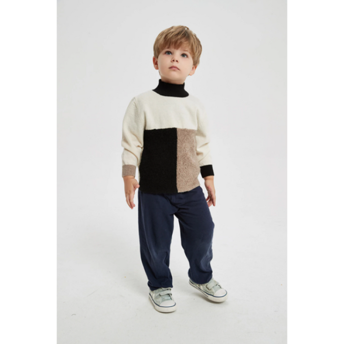 Chinese custom High Quality Boy's Turtleneck Pure Cashmere Pullover Sweater In Multi Colors