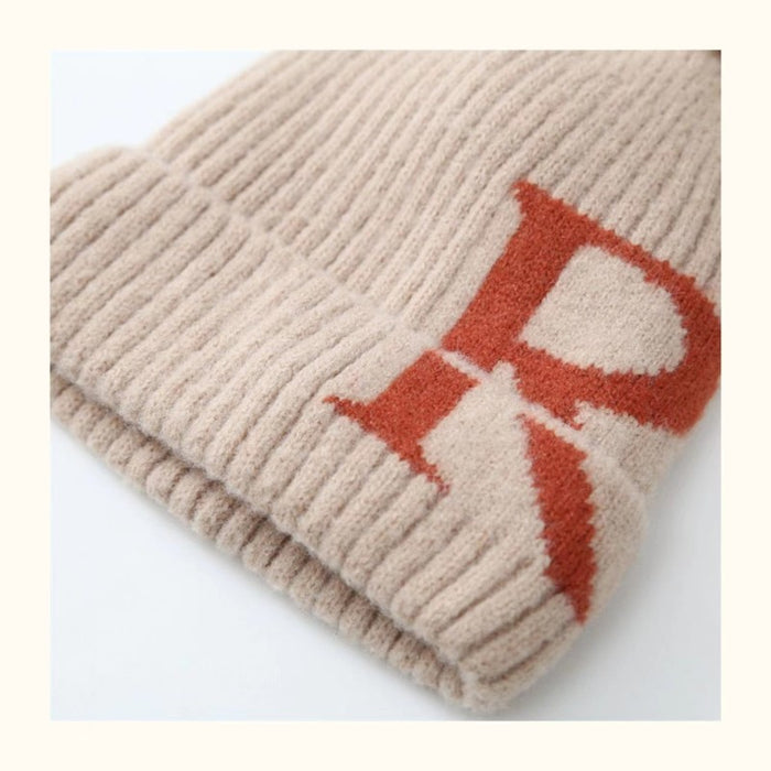 Custom Design Winter Cashmere Pompom Beanie Hats Scarf Glove Set For Boys Girls From China