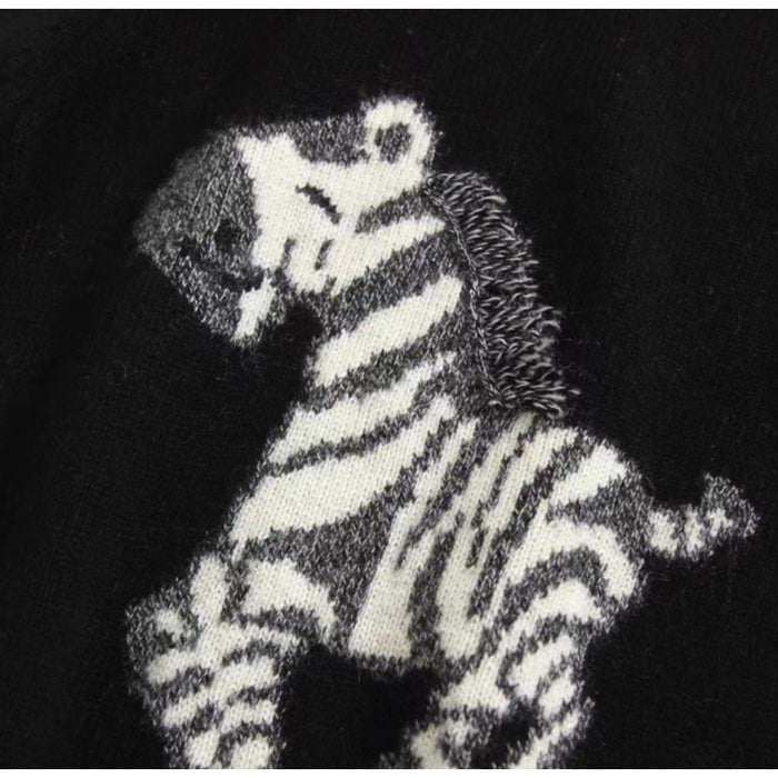 Custom Design Boy Cashmere Round Neck Jacquard Jumper Chinese Supplier