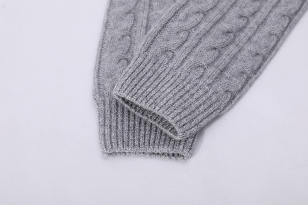 OEM design women seamless 100% Cashmere cabel socks for fall winter from China