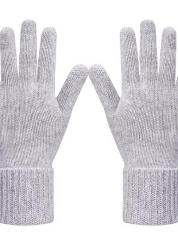 OEM design high quality women's seamless 100% Cashmere gloves for fall winter from Chinese factory