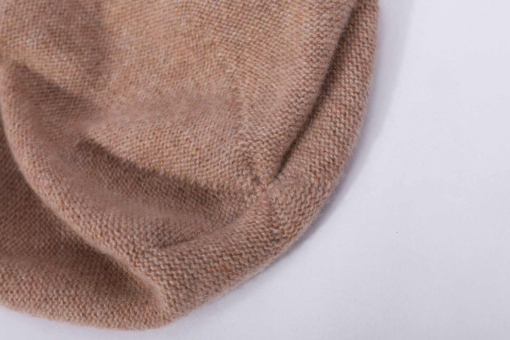 ODM unisex high quality 100%cashmere beanie for fall winter from Chinese vendor