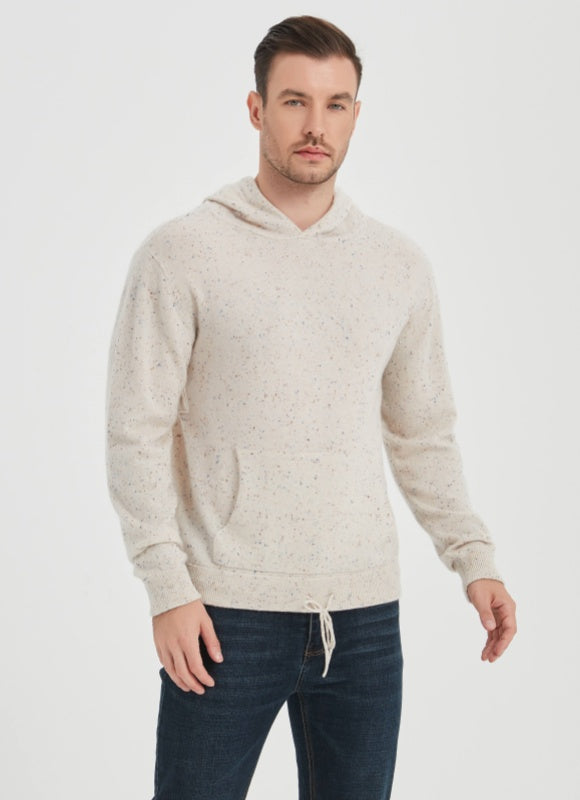 Custom design High Quality Men pure Cashmere Hoodie From Chinese Factory