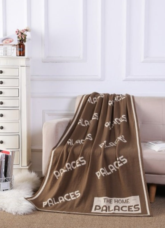 OEM super light cashmere blanket throw on rocking chair sofa or bed