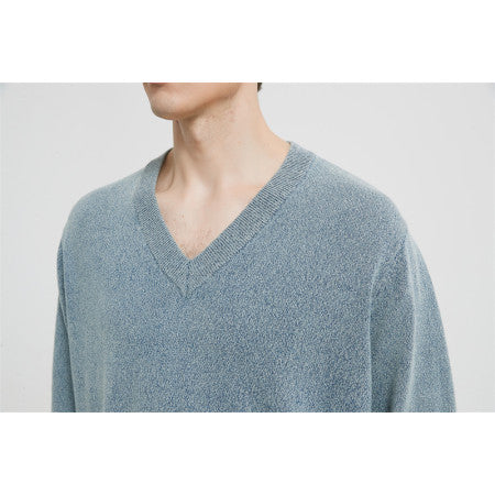 New Arrival Denim Like Cashmere Men Sweater From China