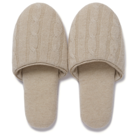 OEM high-end lounge non-slip luxury cashmere slippers odm