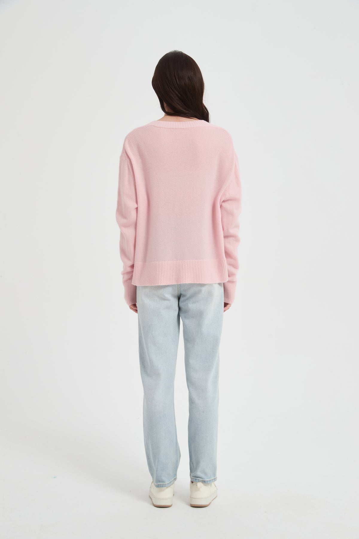 New Arrival High Quality Women's Alpaca Cashmere V-Neck Sweater from China