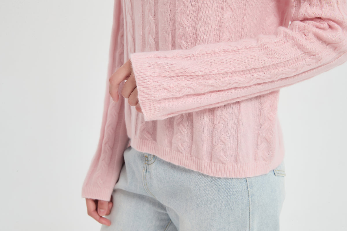 New Arrival Women's Alpaca Cashmere Marsha Cable from China