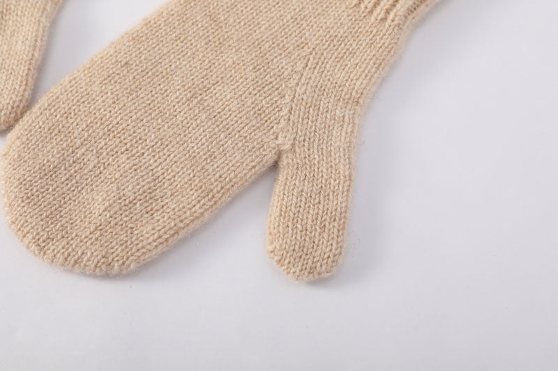 Custom design High Quality Kids Cashmere gloves from Chinese factory