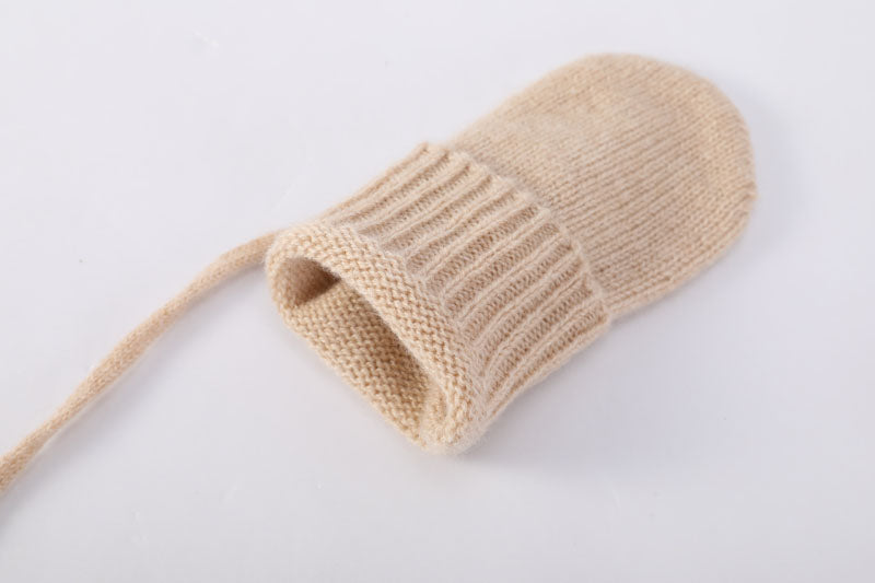 Custom design High Quality Kids Cashmere gloves from Chinese factory