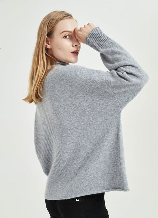 High quality pure cashmere women sweater with seamless technology with odm design