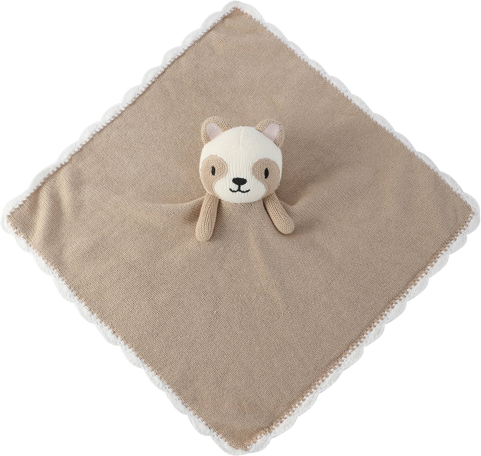 OEM high-quality Cashmere Blend Knitted Hand Towel and Panda Toys for Babies from Chinese Manufactory