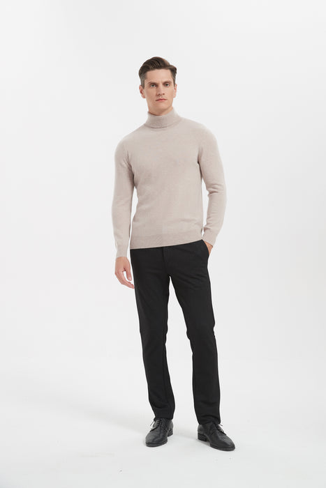 Men's Grade-A Cashmere Turtleneck Sweater